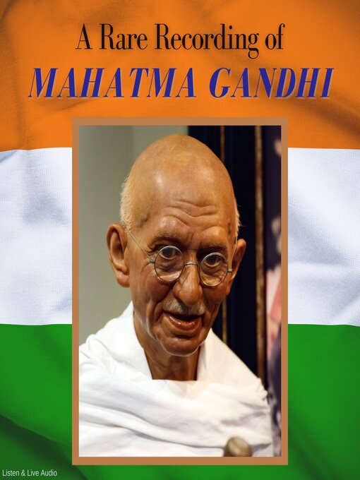 Cover image for A Rare Recording of Mahatma Gandhi